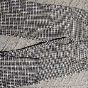 Soho Black and White Plaid Pants